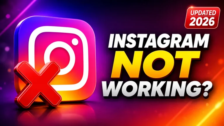 instagram not working